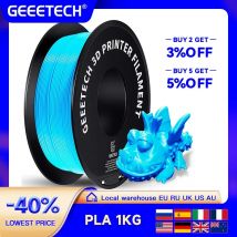 Geeetech Standard PLA Filament 1kg 1.75mm 3D Printer Plastic Material, Accuracy 0.03mm, Free Shipping Fit Most FDM Printer