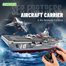 RC Boot Flugzeugträger Kriegsschiff Dual Motor Fernbedienung Schiff Schnellboot Elektrische Maschine Modell kinder Spielzeug Outdoor Pool
