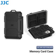 JJC Memory Card Case Holder For 8 SD SDHC SDXC 4 CFexpress Type A Card 4 TF Card Storage Box Organizer with Carabiner