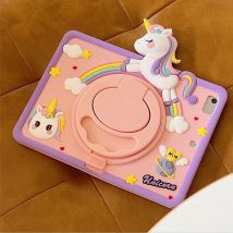 Custodia per bambini per Honor Pad X8A 11 pollici Coque Cartoon Unicorn Maniglia di rotazione Custodia per Honor Pad X9 /X9A 11.5 pollici Funda