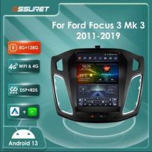 9.7-calowe radio samochodowe Carplay Android 13 do Forda Focusa 3 MK 3 2011-2019, odtwarzacz multimedialny, inteligentne systemy samochodowe, radio, GPS, stereo