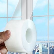 Transparentes Fenster-Wetter-Dichtungsband, Fenster-Entwurfsisolations-Dichtungsfolienband für Türen, Fenster und Duschlücken
