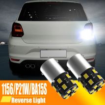2 stücke LED Reverse Glühbirne Lampe P21W BA15S Canbus Für VW Passat B5 B5.5 B6 Golf mk3 mk4 mk5 mk6 3 4 5 6 Polo 6n 6r 9n Touran