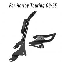 Für Harley Touring Road King Road Glide Street Glide Electra Glide 2009-2026 Motorrad-Rückenlehne Sissy Bar Mit Gepäckträger