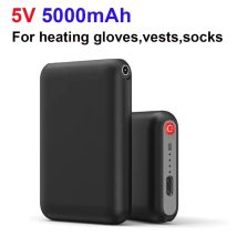 Batteria ai polimeri di litio di tipo C 2A Batterie per calzini riscaldati invernali con USB per guanti caldi Vestiti Cappello Caricatore portatile Power Bank