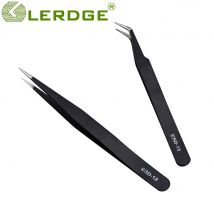 LERDGE 3D Printer Tools Curved Straight Port Stainless Steel Tweezer Nozzle filament cleaning tweezers hotend cleaner