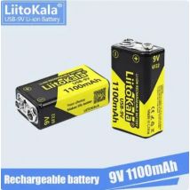 Liitokala 9v 1100mah Li-Ionen-Akku USB 9V Akku für Multimeter Mikrofon Spielzeug Fernbedienung Ktv verwenden
