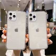 Weiche TPU Telefon Fall Für iPhone 17 13 11 16 Pro Max 15 14 12 XR X Xs 7 8 Plus 17Promax stoßfest Transparent Funda Abdeckung Coque