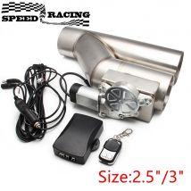 Sistema di valvola singola per tubo di scarico elettrico universale da 2,5 '' 3" con kit remoto controller