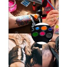 Tattoo Ink Cup Holder POSEIDON High Quality 8 Holes Tattoo Ink Cup Holder Tattoo Supplies Tattoo Accessories