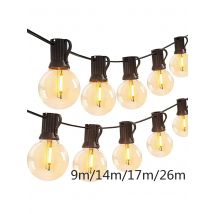 G40 Globe LED String Lights Outdoor Party Bulbs Fairy Lights For Street Patio Garden Wedding Yard Christmas Terrace Decoration