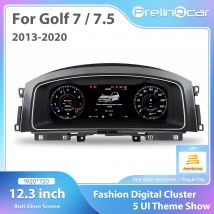 Cluster cruscotto digitale LCD da 12,3 '' per VW Golf7 MK7 2013-2020 anni Supporto HDMI Carplay Radio Pannello strumenti Cockpit