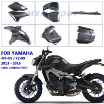 Für Yamaha MT 09 MT09 FZ 09 FZ09 2014 2015 2016 100% 3K Carbon Fiber Fender Seitenteile voll Verkleidung Kits Motorrad Zubehör