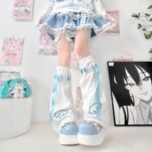 New Fashion Flared Leg Warmers Sweet Lolita Long Socks For Women Girls Cartoon Cute Calf Socks Kawaii Warm Long Socks Gifts