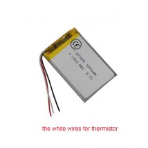 3.7V 1000mAh 3.7Wh 3 Wires Thermistor Polymer LiPo Li Lithium Battery 523450 For Camera E-Book PDA MID ipod Bluetooth Device DVD