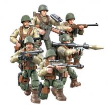 2024 2. Weltkrieg WW2 Armee Militär Soldaten SWAT Special Force Figuren Modell Bausteine Ziegel kinder Spielzeug Geschenk
