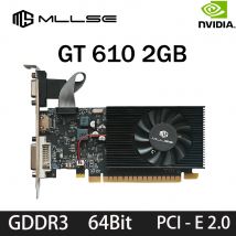 MLLSE GT 610 2 GB Grafikkarte GDDR3 64 Bit DVI VGA PCI-E 2.0 Geforce GPU Gt 610 Gaming Grafikkarte Placa De Video