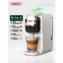 HiBREW 5 w 1 Ekspres do kawy z wieloma kapsułkami Gorący/zimny DG Cappuccino Nes Mała kapsułka ESE