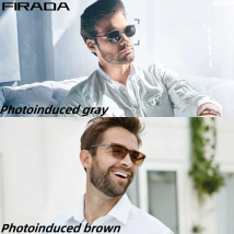 FIRADA 1,56 1,61 1,67 1,74CR-39 Kratzfeste asphärische optische verschreibungspflichtige Myopie-Lesung Photochrome Sonnenbrillengläser