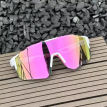 Nuovi occhiali da sole da ciclismo montatura grande tonalità UV400 protezione UV sport all'aria aperta occhiali da arrampicata per escursionismo anti-ultravioletti antivento
