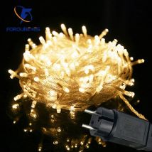 Led Holiday Lights 24V-31V 100M 50M 30M 20M 10M Waterproof Fairy Light Tree Garland Outdoor Christmas String Lighting