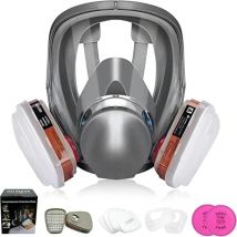 Anti-Fog 6800 Maschera antigas Pittura industriale Spruzzo Respiratore Sicurezza sul lavoro Filtro Antipolvere Protezione integrale dalla formaldeide