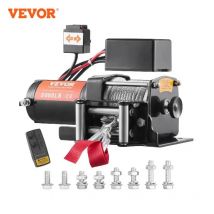 VEVOR Verricello Elettrico per ATV Veicolo Fuoristrada Carico Max. 1361kg Controllo Senza Fili,