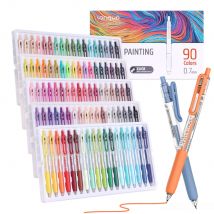 Acryl-Malerei-Gelstift, einziehbare 0,7-mm-Spitze, reiche Farbtinte mit großer Kapazität, Kunstbedarf, für Tagebuch, Karten, Heimwerken, Färbung, Kritzeln