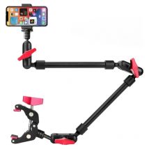 Braccio magico della fotocamera con staffa Super Clip per Smartphone videocamera Action Camera