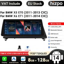 Ai intelligenter player 2 din android autoradio multimedia video player für bmw x5 e70 x6 e71 ccc cic gps navi carplay auto 4g rds