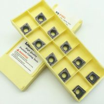 10 sztuk CCMT09T304 LF6018 CCMT32.51 / CCMT09T308 LF6018 CCMT32.52 płytki z gwintem węglikowym CNC do stali nierdzewnej