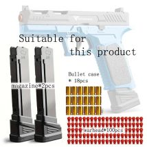 G17 Magazine Bullet Case Accessories Package Toy Gun, Soft Bullet Toys Gun Blaster, Empty Shell Ejecting Pistol, Gifts
