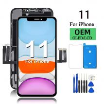 Pantalla OLED para iPhone 11 Pantalla LCD MONTAJE DE digitalizador con Pantalla táctil para iPhone 11 Reemplazo de Pantalla LCD
