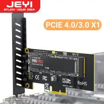 Karta adaptera JEYI M.2 NVME SSD do PCIe 4.0 x1, karta rozszerzeń 2280 SSD PCIE X1 do komputerów stacjonarnych, PCI-E GEN4 16 Gb/s pełna prędkość SK1