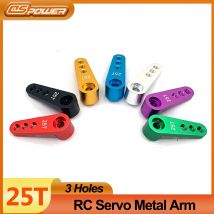 DSPOWER 25T Servo Horn 28,5mm Metall Servo Arm für 1/10 RC Auto Boot Crawler Wltoys Futaba HSP Axial SCX10 Teile Zubehör