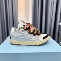 2025 Scarpe sportive da donna nuove da uomo Scarpe casual Design del colore di giunzione Linguetta spessa Lacci colorati Scarpe moda abbinate