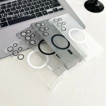 Cover Ultra Sottile Trasparente Senza Cornice per Magsafe per Samsung S26 S25 S24 Plus S22 S23 Ultra, Custodia Magnetica per Ricarica Wireless