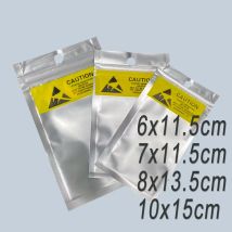 Aluminiumfolienbatterie, ESD-Kabelverpackung für elektronische Komponenten, antistatisch, selbstdichtender Abschirmbeutel, mattiert, durchscheinend