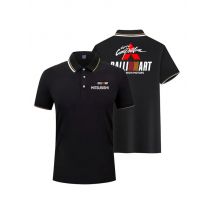 Mitsubishi Racing Rally Art MITSUBISHI Car Sports Culture T-shirt Men's and Women's Polo Shirt Modified Car Enthusiasts