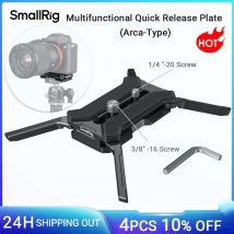 SmallRig Multifunctional Quick Release Plate Arca-Type Supports 38mm Manfrotto-type Base & Head Fluid Camera Accessorie 3913