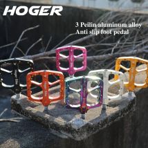 HOGER HP20 Pedale Sepeda MTB Aluminiumlegierung Rutschfestes Fahrradpedal Fahrradpedal Fahrradpedal