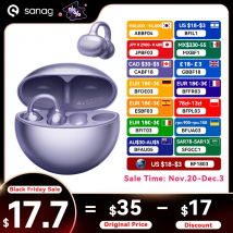 Słuchawki Sanag S6S Free Open Ear Clip-on z dźwiękiem 3D, słuchawki Bluetooth, bezprzewodowy zestaw słuchawkowy sportowy OWS, sterowanie dotykowe, ustawienia EQ w aplikacji