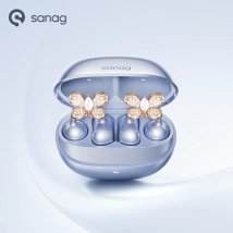 Sanag S8S AI Open Ear Clip-on-Kopfhörer, HiFi, verlustfreie Klangqualität, KI-Übersetzung, kabellose Bluetooth-Kopfhörer, Panorama-Sound