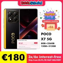 POCO X7 5G teléfono móvil con cargador de la UE, 8GB/256GB, 12GB/512GB, NFC, versión Global