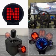 Simulierte Racing Dashboard Getriebe Lichter Display Instrument Lenkrad Für Shenli Kesha Staub Horizon Für Thrustmas MOZA