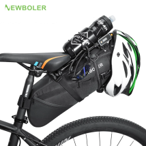 NEWBOLER Borsa da sella per bici Impermeabile MTB Bicicletta da strada 10L 13L Borsa da ciclismo di grande capacità Borsa posteriore pieghevole Accessori per bagagliaio