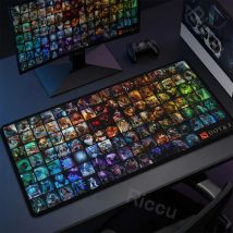 Anime-Mauspad DOTA 2, Gummiteppich, Computerspielzubehör, groß, rutschfest, Tapis De Souris, Mauspad, Schreibtischunterlage, Desktop-Schutz