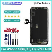 For iPhone X XR XS Max Display Screen For iPhone 11 12 13 Pro Max 13 Mini LCD Display 14 PLUS 15 Touch Screen Digitizer Assembly