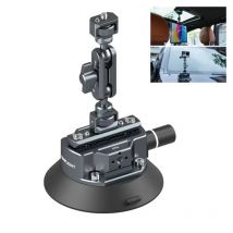 Neuer Handpumpen-Auto-Saugnapfhalter für Handys und Action-Kameras mit NATO 360° verstellbar 1/4" 3/8" für GoPro Insta360 DSLR Action-Kameras