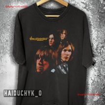The Stooges 1969 Black T shirt Size S 5XL vintage Washed designer clothes Stylish Casual Top For Everyday Wear Soft fashion